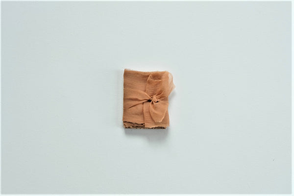 ruban mousseline soie brique daucus tinctura